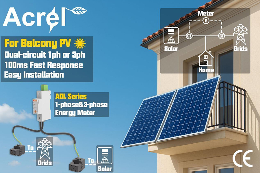 Acrel Launches the ADL Series Dual Circuits Energy Meter with External CTs