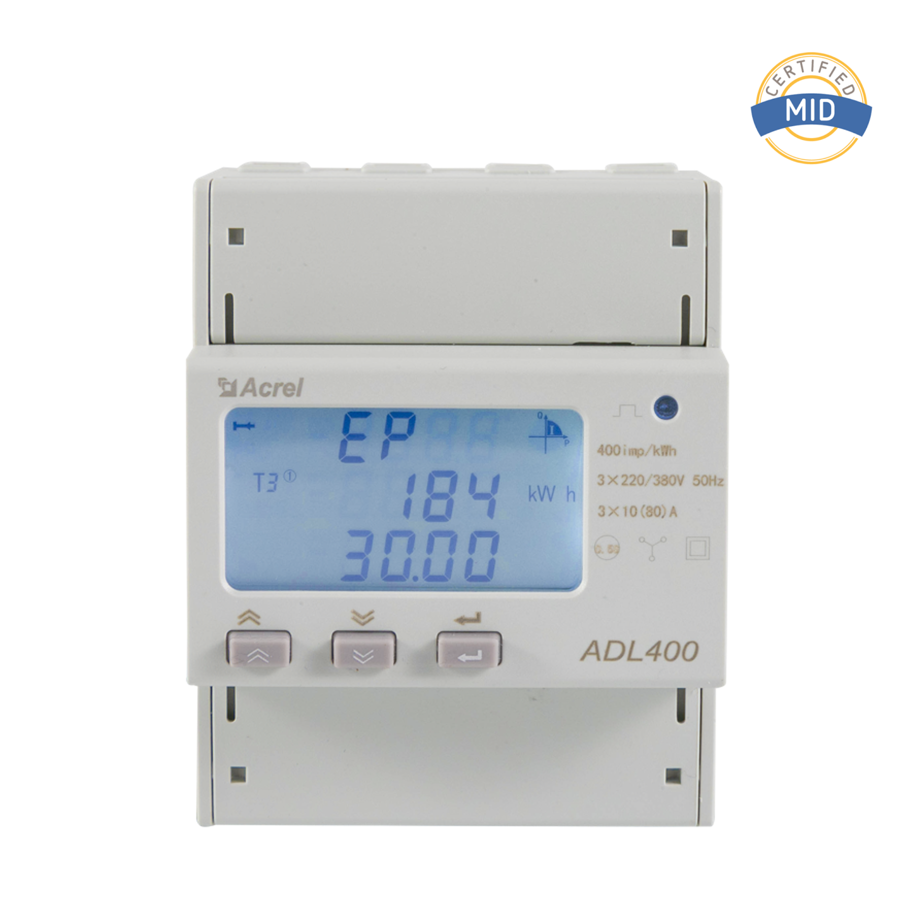 AC Three Phase  kWh Measurement Energy Meter