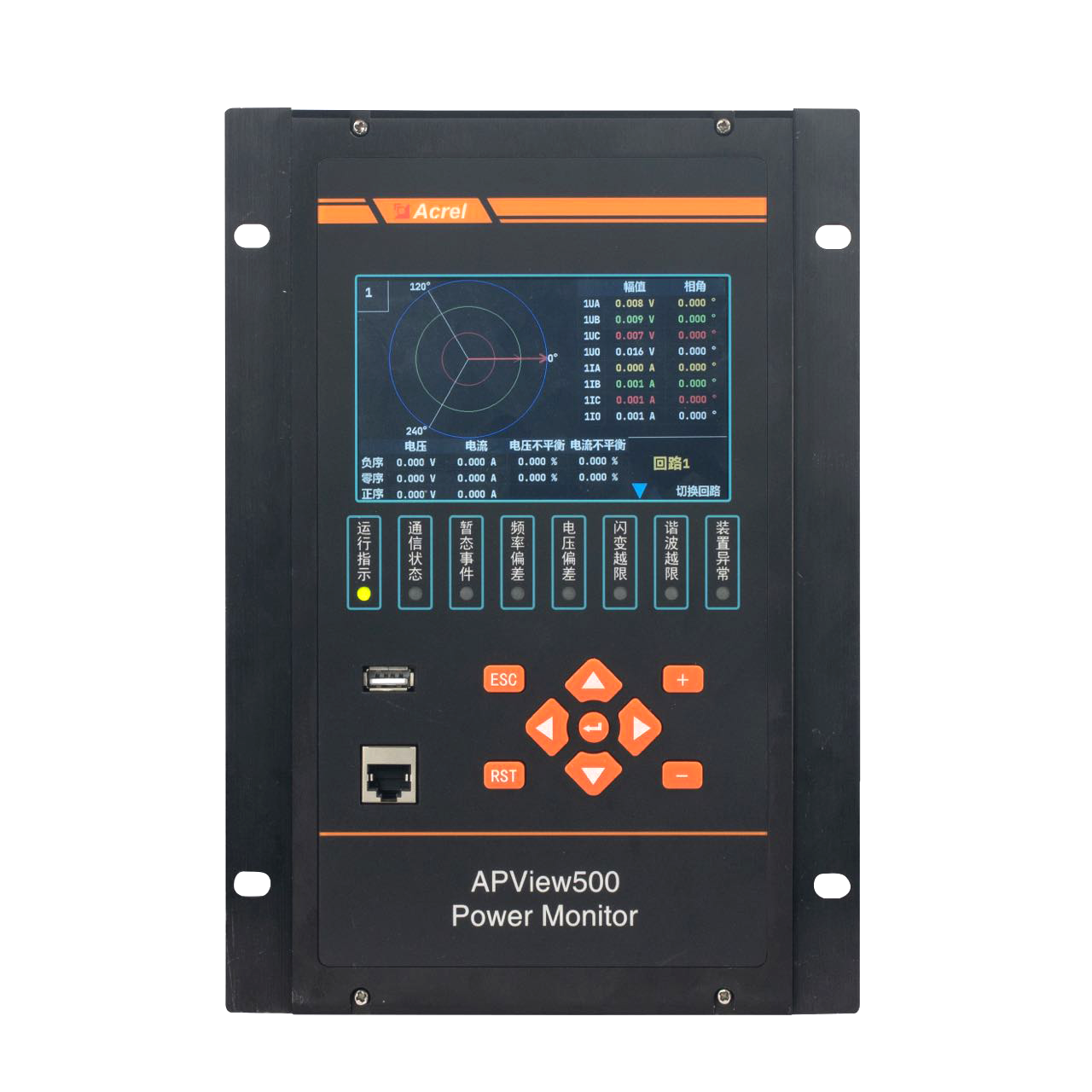 APView500 AC Three Phase CT access Panel Mounted RS485 Power Analyzer