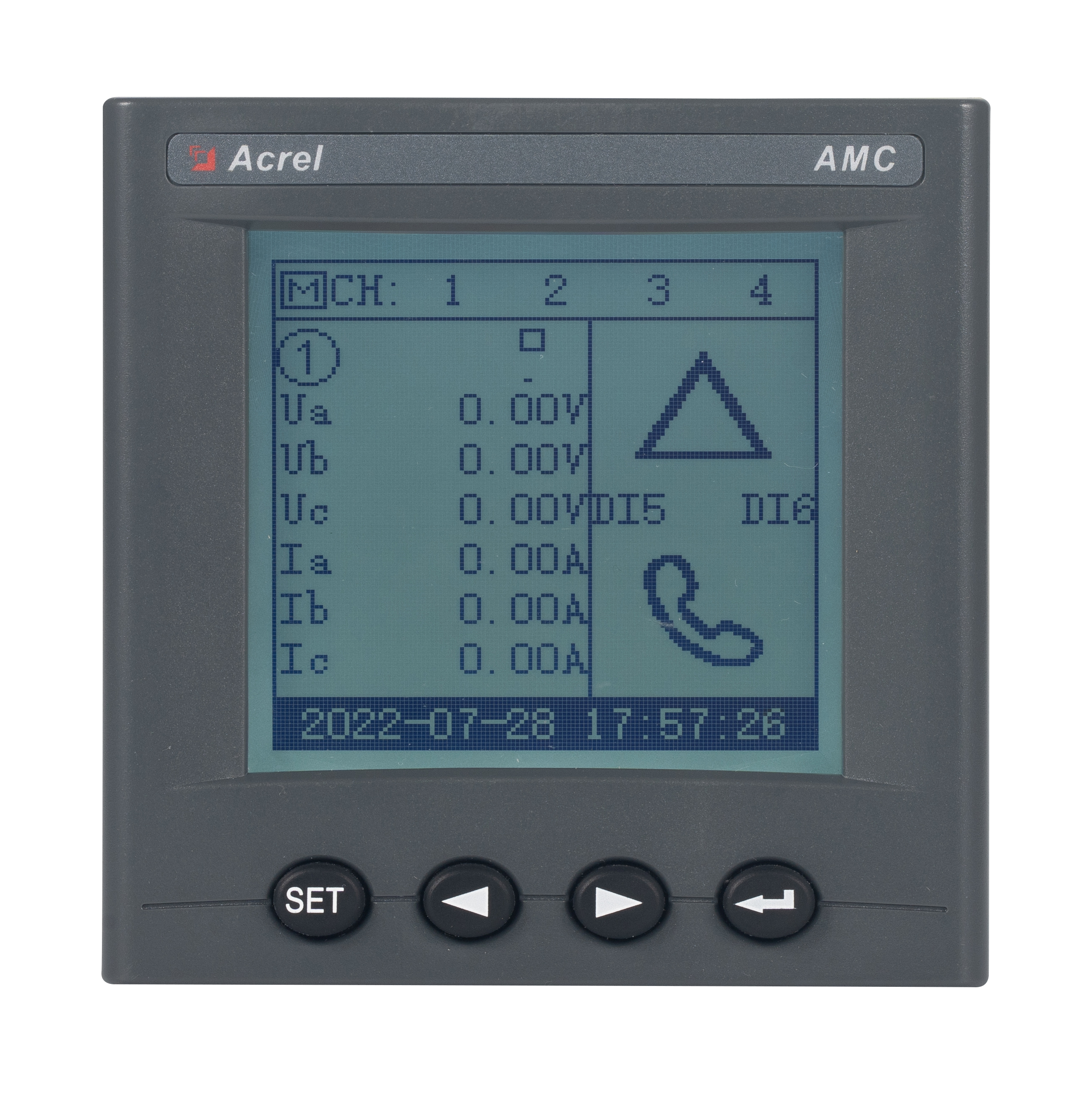 AC Multi Channels Panel Mounted Energy Meter