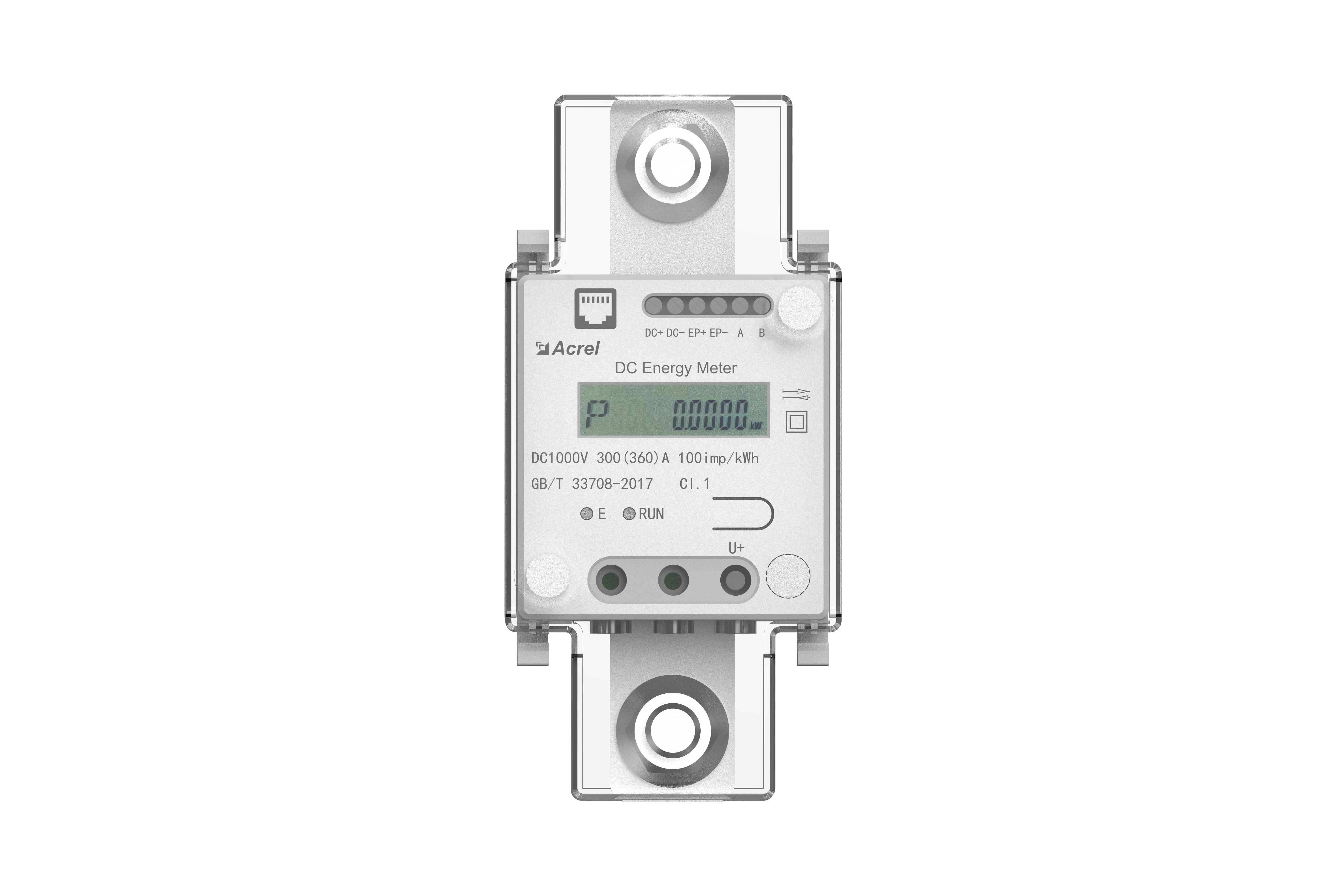 Built-in Shunt 360A Direct Input DC Energy Meter for EV Charger